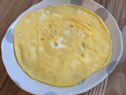 【お弁当に】電子レンジde1人分の薄焼き卵